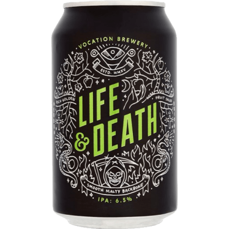 Birra Vocation Life And Death - 6,5% - Lattina 0,33 Lt