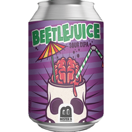 Birra Mister B Beetlejuice - 7,7% - Lattina 0,33 Lt