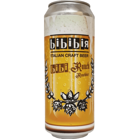 Birra Bibibir BibiRauch - 4,5% - Lattina 0,50 Lt