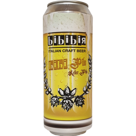 Birra Bibibir BibiPils - 5% - Lattina 0,50 Lt