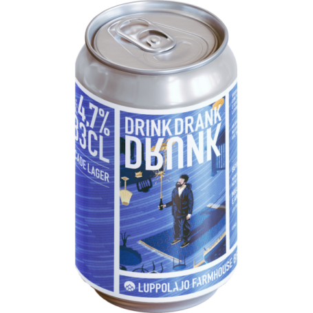 Birra Luppolajo Drink Drank Drunk - 4,7% - Lattina 0,33 Lt