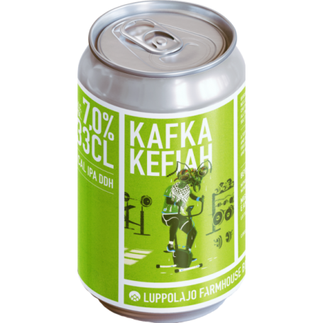 Birra Luppolajo Kafka Kefiah - 7% - Lattina 0,33 Lt