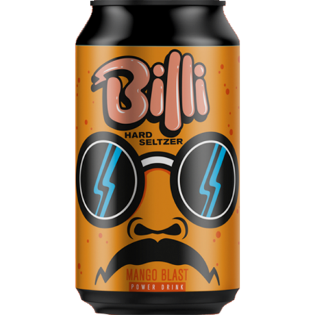 Hard Seltzer Mister B Billi Mango Blast - 4,5% - Lattina 0,33 Lt