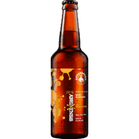 Birra Opperbacco Abruxensis Mandarini - 5% - 0,33 Lt