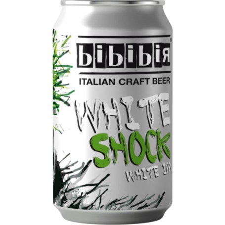 Birra Bibibir White Shock Lattina - 0,33 Lt - 6,2%