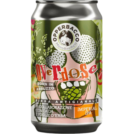 Birra OPPERBACCO Overdose - 9,2% - Lattina 0,33 Lt