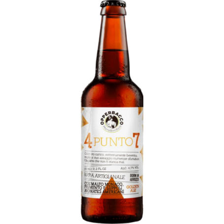 Birra OPPERBACCO 4punto7 - 4,7% - 0,33 Lt