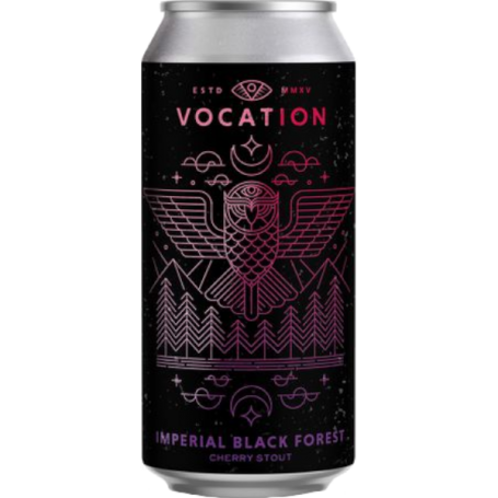 Birra Vocation Imperial Black Forest Stout - 10,5% - Lattina 0,44 Lt
