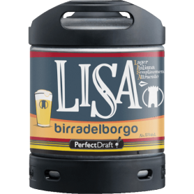 Birra BORGO Perfect Draft Lisa - 5% - Fustino 6 Lt