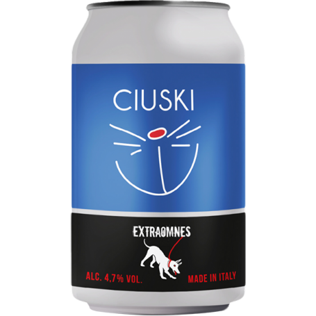 Birra Extraomnes Ciuski - 4,9% - Lattina 0,33 Lt