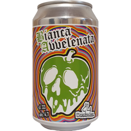 Birra Donkey Bianca Avvelenata - 4,7% - Lattina 0,33 Lt